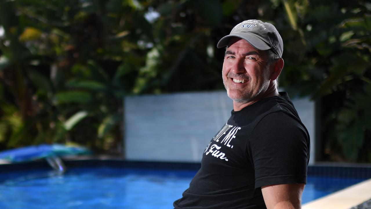 Former Virgin Australia CEO Paul Scurrah poses for photos at his home in Brisbane. Picture: NCA NewsWire / Dan Peled