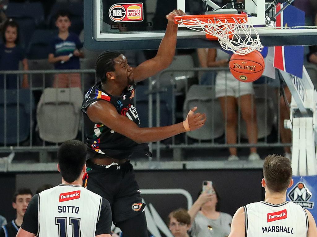 United’s German Next Star Ariel Hukporti is firmly on the NBA’s radar. Picture: Getty Images.