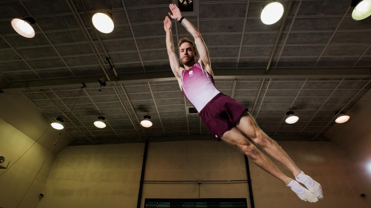 Trampoline Athlete Blake Rutherford. Picture Lachie Millard