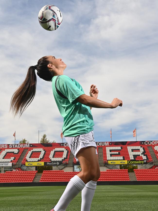 Salisbury Inter star Maria Jose Rojas ahead of the 2021 WNPL season. Picture: Keryn Stevens