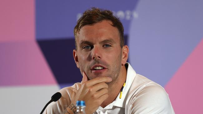 Kyle Chalmers says he loves swimmng too much to give it up. Picture: Mike Lawrie/Getty Images