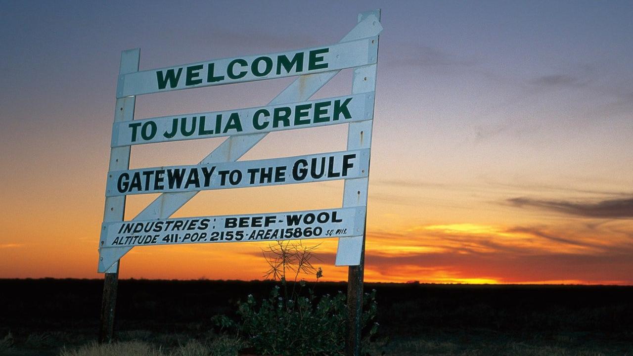 Julia Creek has a population of between 400-500 people. Picture: Outback Queensland
