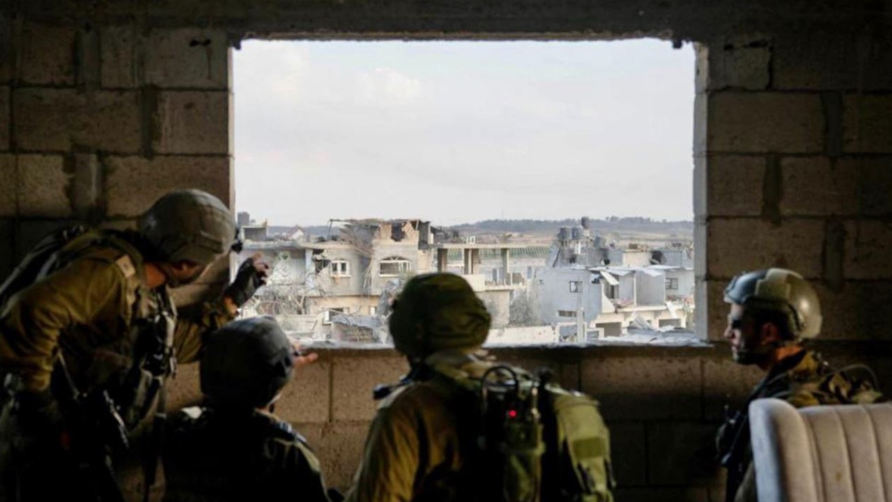 IDF troops operating inside Gaza. Picture: X