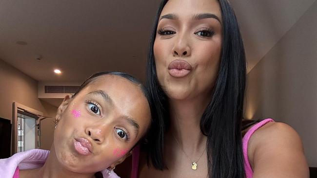 Kat Clark and daughter Deja. Picture: Instagram/@katclark