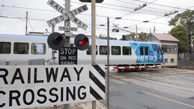 The Glenferrie Rd, Kooyong level crossing is set to be removed in the near future. Picture: Ellen Smith.