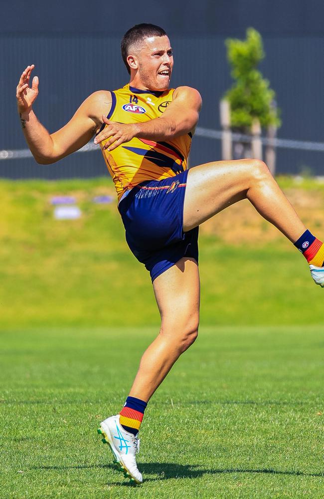 Jake Soligo looks a chance to go to another level in 2025. Picture: Zac Standish/Adelaide FC