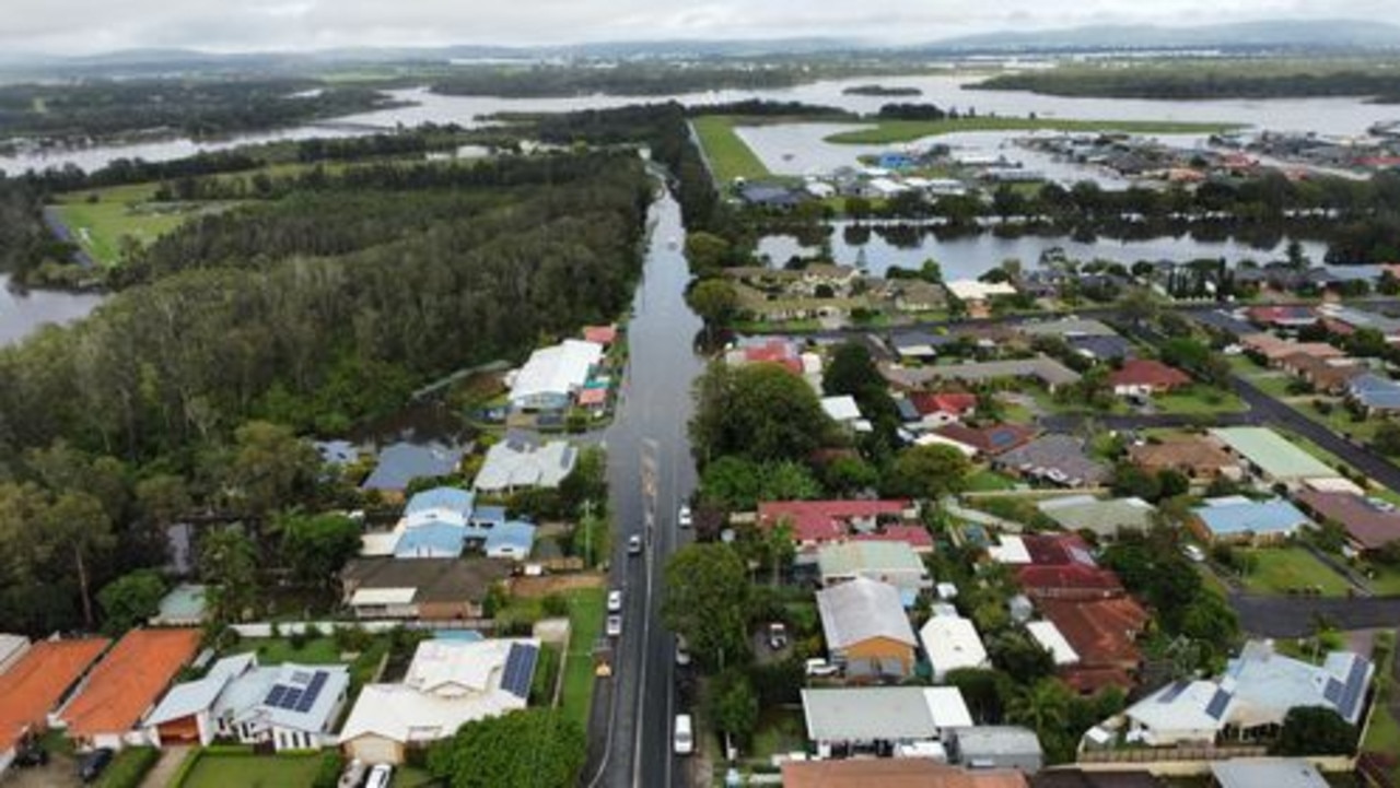 Kris Thomsen captured the flooding around Grafton on March 1.