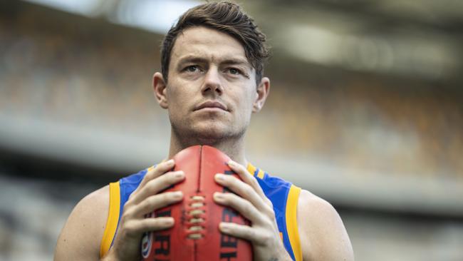 Brisbane Lions player Lachie Neale tops the list for best footballers in Queensland. Picture: Glenn Hunt/AAP Image