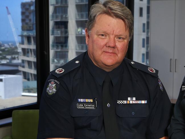 Victoria Police acting Deputy Commissioner Luke Cornelius. Picture: Hamish Blair