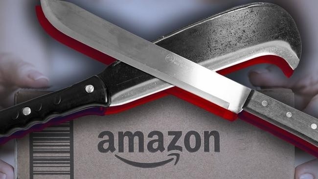 Amazong has stopped all online machete sales in Australia. Picture: Supplied