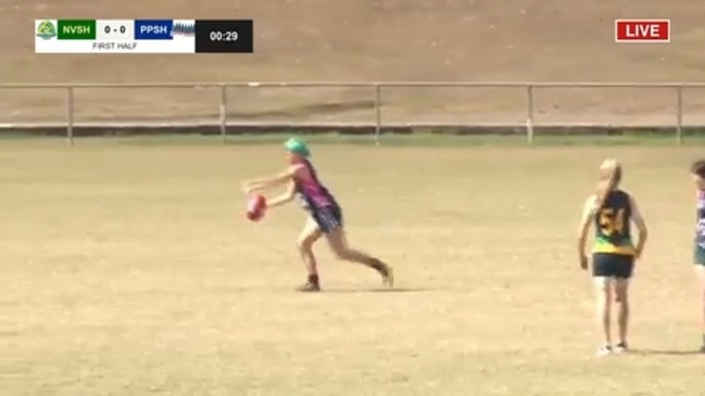 Replay: AFL Queensland Junior girls (Narangba Valley SHS v Pacific Pines SHS)