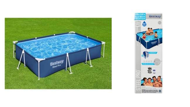 Inflatable swimming hot sale pool kmart