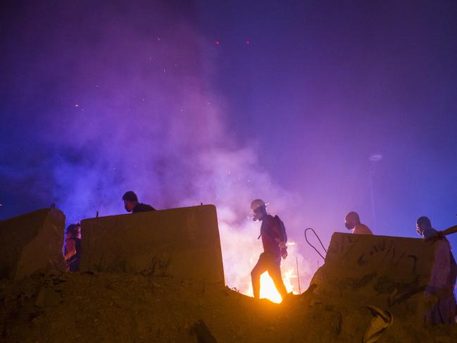 The people of Lebanon are venting their anger against the government via widespread protests. Picture: Getty Images