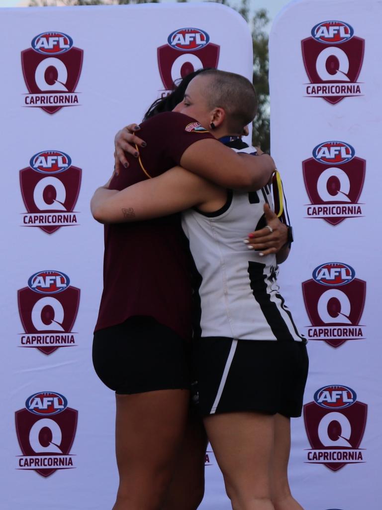 Hayley Richmond of Rockhampton Panthers won the Women's best on ground for AFL Capricornia grand final. Picture: Supplied