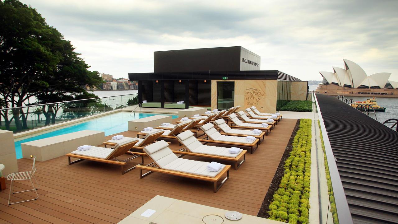 The rooftop pool at the Park Hyatt Hotel is the perfect place to sit back and get snapping.