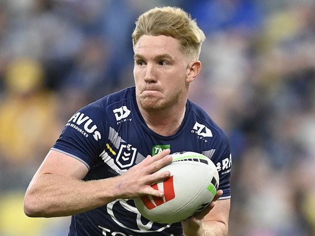 Tom Dearden has proved himself one of the NRL’s most consistent players with an effort and energy that few can match. Picture: Ian Hitchcock/Getty Images