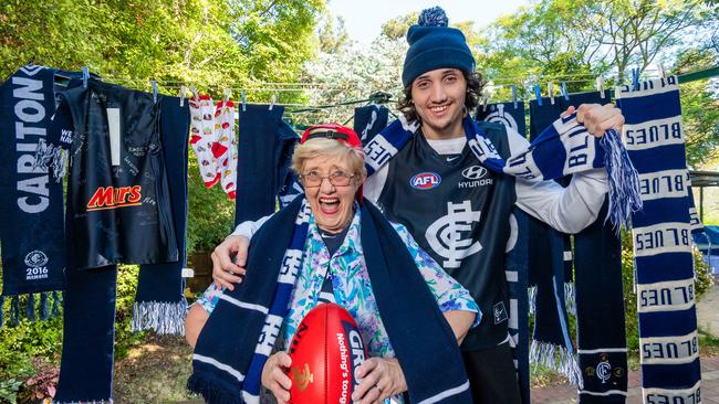 Elizabeth Mullin played KFC SuperCoach to connect with her grandson Zak Yahiat and finished 75th in the country in 2020. Picture: Jason Edwards