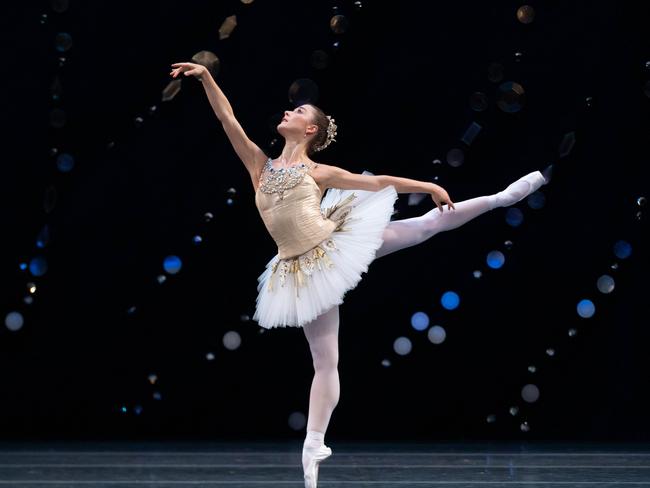 Benedicte Bemet in Jewels. The Australian Ballet 2023. Picture: Rainee Lantry.