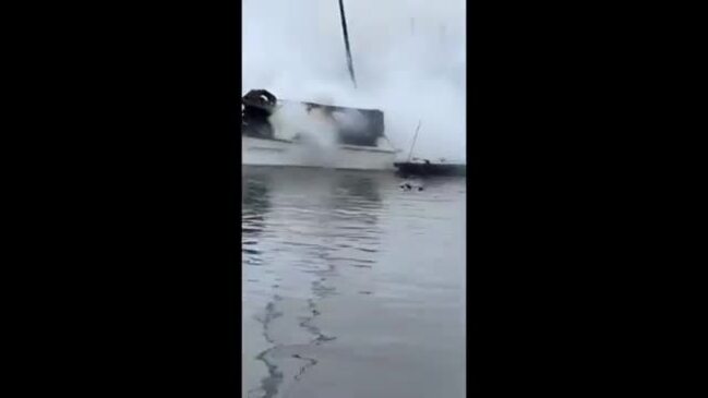 Firefighters Battle Multiple Boat Fires at Baltimore Marina | news.com ...