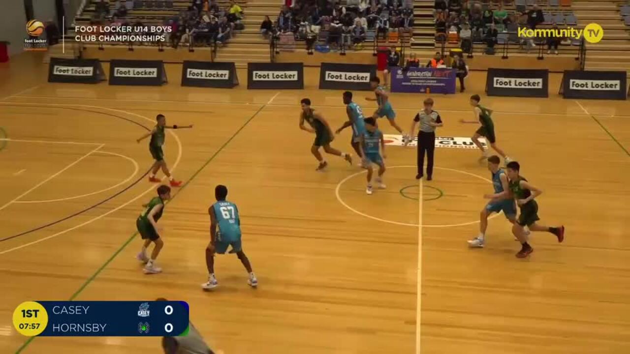 Replay: Casey Cavaliers v Hornsby Spiders (Boys Champs quarter) - 2024 Basketball Australia U14 Club Championships Day 4