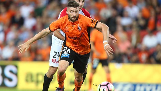 Former Brisbane Roar attacker Brandon Borello has performed strongly this season for SC Freiburg. Picture: Chris Hyde/Getty Images.