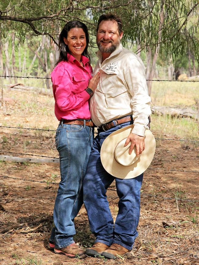 Central Queensland's Natalie Engel and partner Chris Whiteman. Picture: Contributed