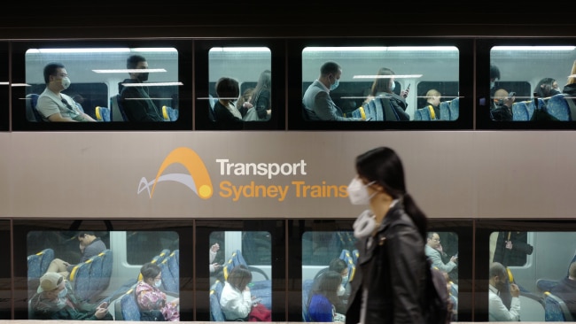 Anyone who travelled on the T5 Cumberland Line train between Parramatta and Liverpool on the specified dates has been listed as a casual contact and must isolate until they receive a negative test result. Photo by James D. Morgan/Getty Images