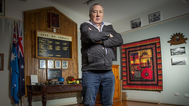 Croydon RSL president John Hexter says the sub-branch is forging ahead with its Anzac Day commemorations in 2021. File picture.