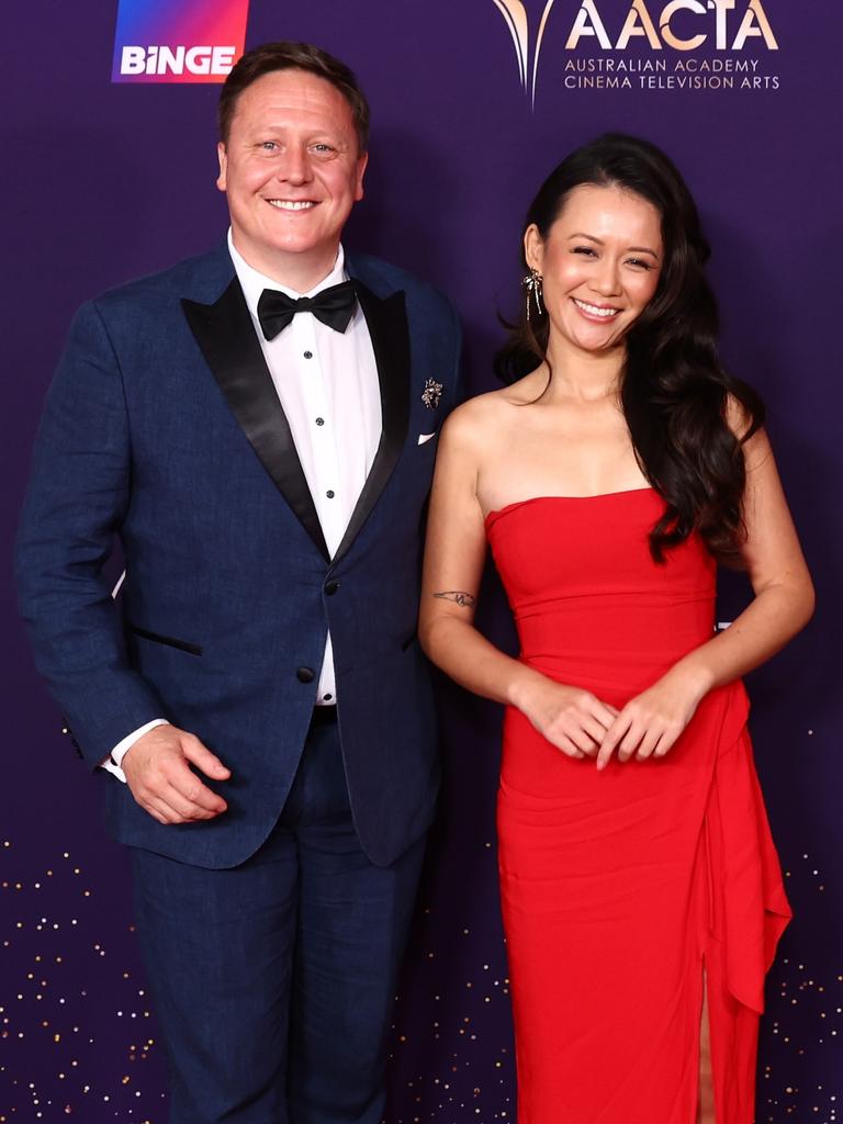 Rowan Jones and Natalie Tran. Photo: Chris Hyde/Getty Images for AFI