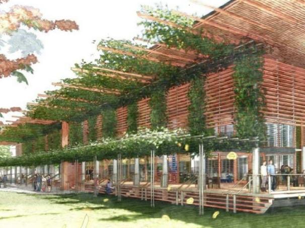 Concept art of the New Darwin RSL club house,  The Soul of Darwin, which Darwin council is set to provide in-principle support for. Picture: Supplied