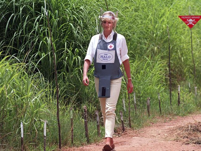 He is carrying on the legacy of his mother, the late Princess Di. Picture: John Stillwell/PA via AP, File