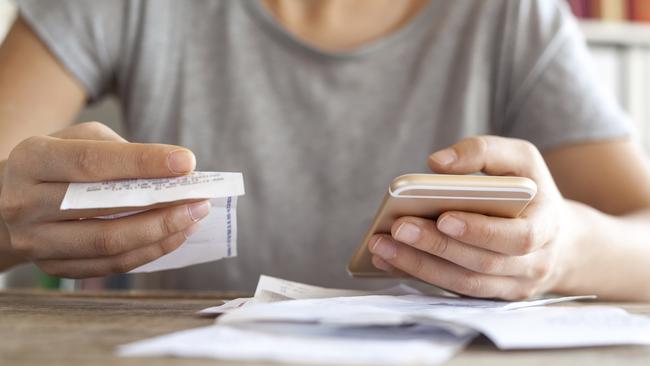 An increasing number of Australians are reporting difficulty paying bills. Picture: iStock