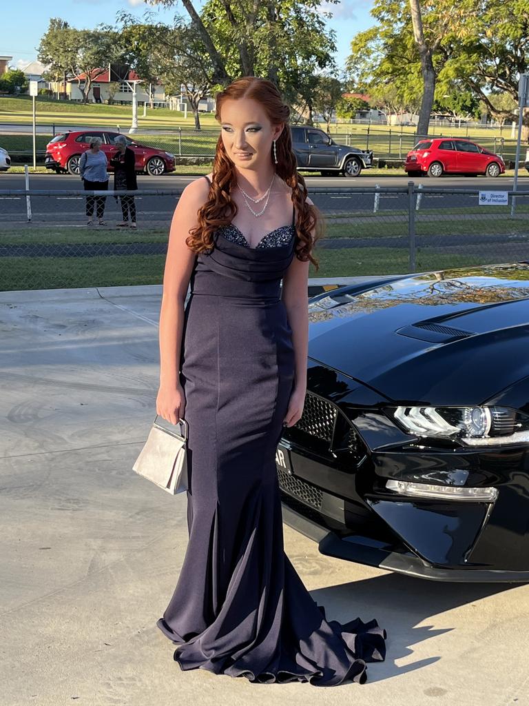 Madison Dunning makes her arrival at the formal.