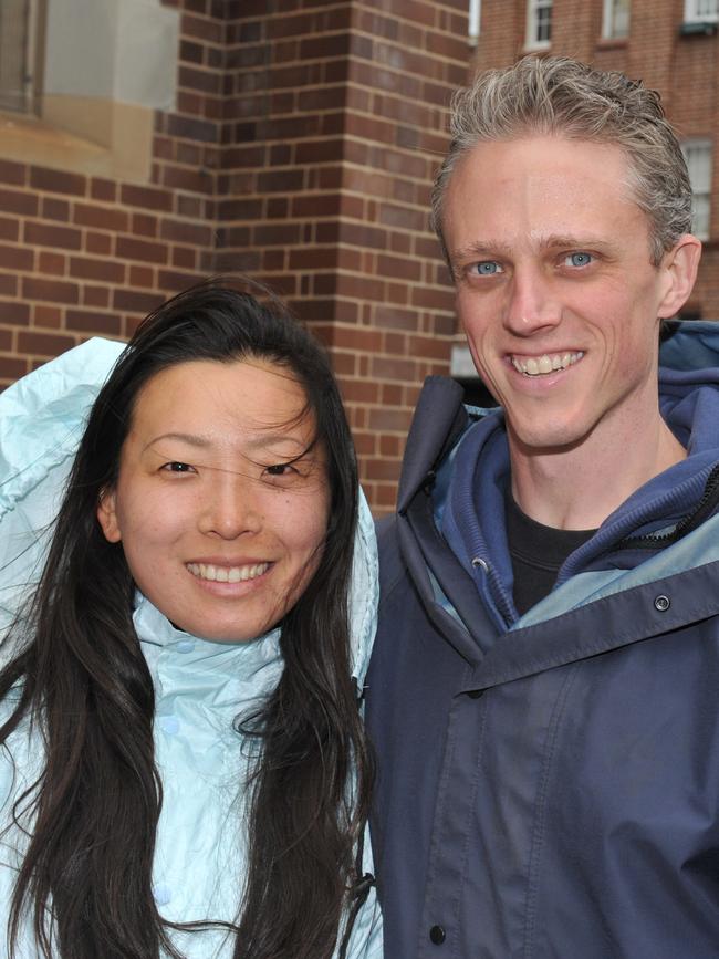 Yasco and Tristan Newton of Manly at the Manly Jazz festival in 2008. Picture: Martin Lange