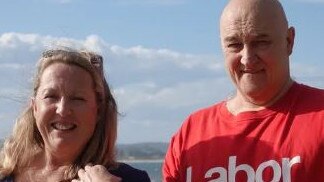 Sue Wright (left), the Labor candidate for Wakehurst at the 2023 NSW election. Picture: Supplied