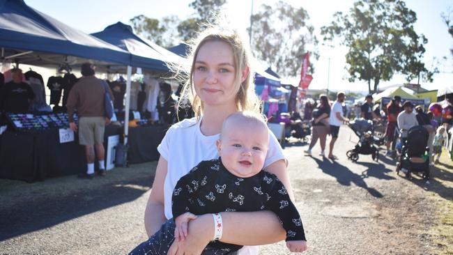 Paige and Archer Woodall at the Gatton Show on Saturday, July 22, 2023. Picture: Peta McEachern