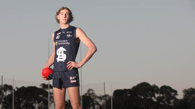 Taylor Goad at the home of the Panthers at Noarlunga Oval. Picture: Dean Martin