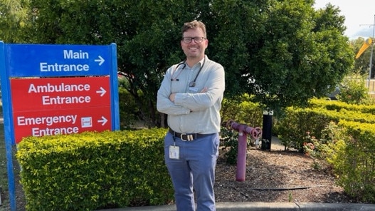 Beaudesert Hospital doctor Wayne Shipley said lower pay and a lack of incentives left the Beaudesert facility with only one full-time doctor and 16 part-time rural generalist practitioners, who were often forced to work 16 hours in a row. Photo: Supplied