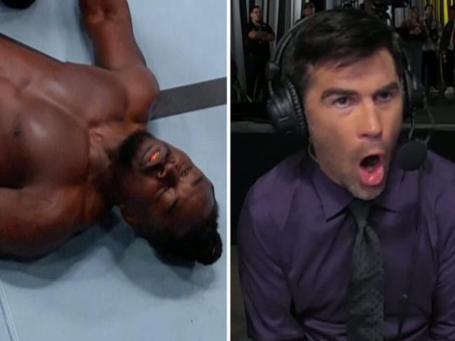 Cesar Almeida shocked commentators with a huge knockout of Abdul Razak Alhassan.