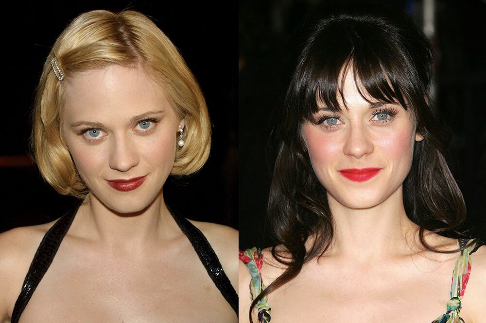 <h2><strong>Zooey Deschanel</strong></h2><p>Yet another natural blonde starlet who has adopted a signature dark look, we can't quite imagine Deschanel any other way.&nbsp;</p>