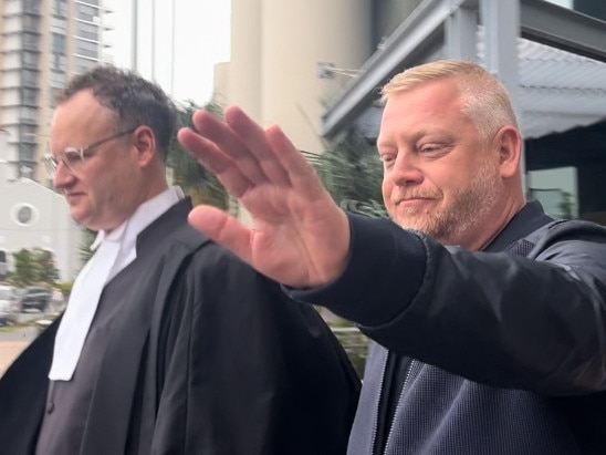 Barrister Andrew O'Brien (left) after Vesta Maudsland - trading as Sanctuary Early Learning Adventure - was sentenced. Picture: Jessica Paul