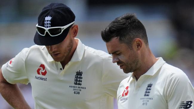 England pacemen Stuart Broad (left) and Jimmy Anderson have struggled this Ashes tour.