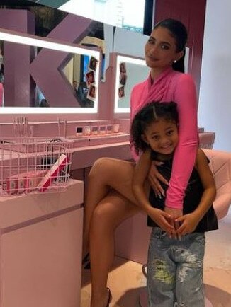 Kylie and Stormi in London. Picture: Instagram