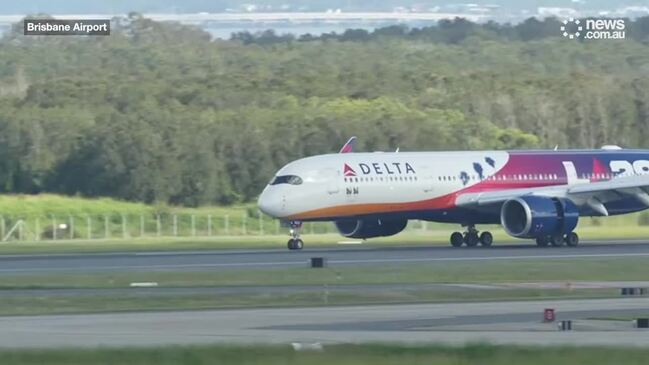 LA28 flight makes history landing in Brisbane