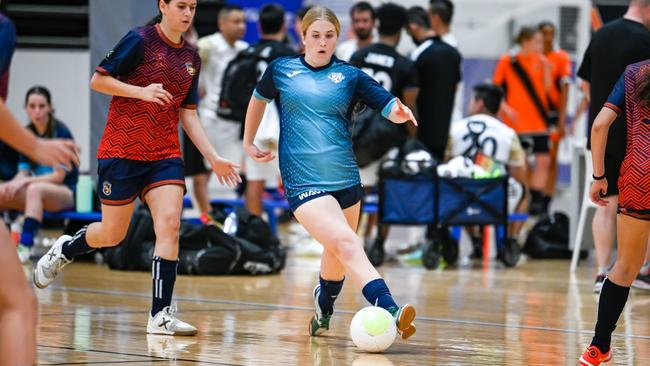 Sunshine Coast futsal wave player Amber Faherty. Picture: Nikki Grigg Photography