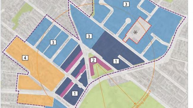 Planned rezoning of Mona Vale town centre.