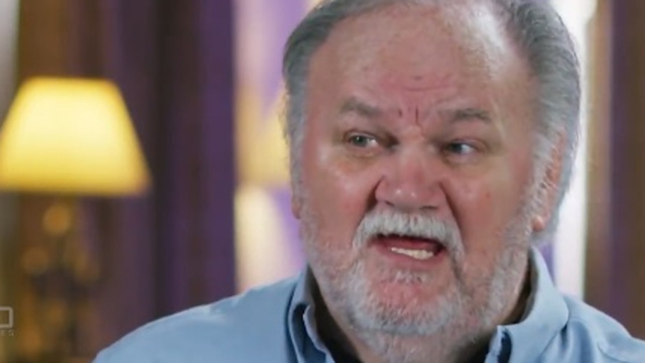 Thomas Markle has slammed Meghan and Harry yet again. Picture: 60 Minutes/Nine Network