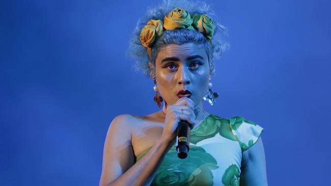 Singer Montaigne performing in 2020. Picture: Cole Bennetts/ Getty Images