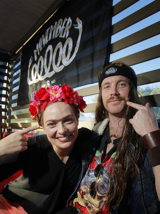 End of Movember celebration at Metz in Sandy Bay.