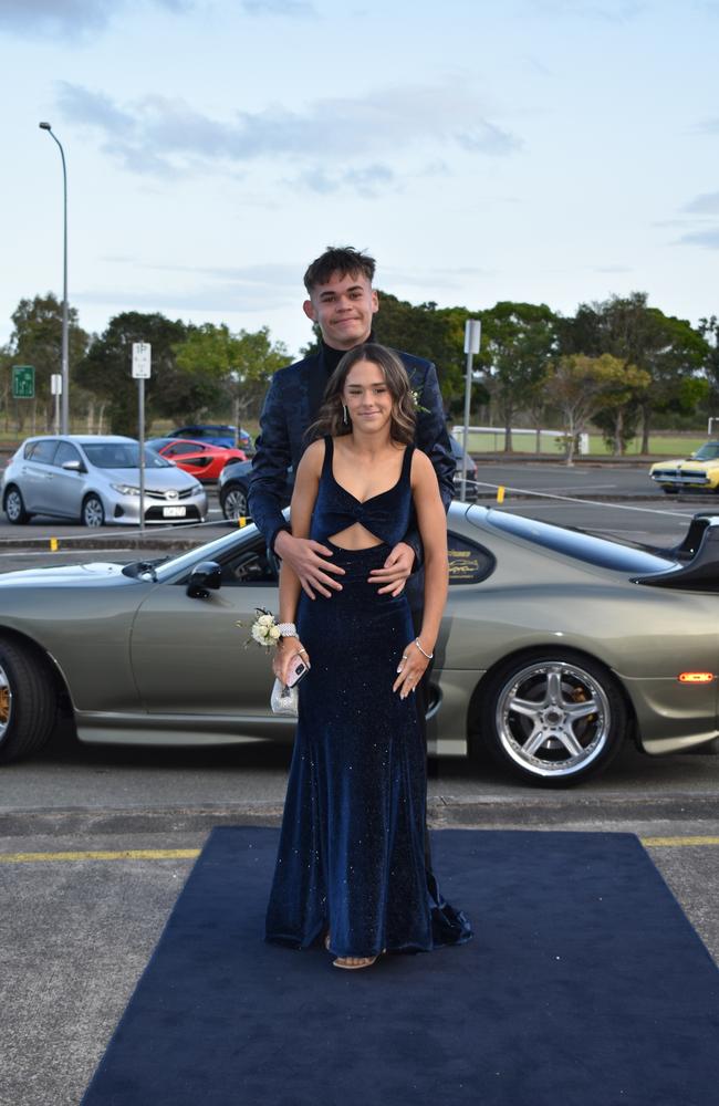 Students at the 2024 Chancellor State College formal.